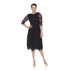 3/4 Sleeve Lace Crinkle Dress - DR1055